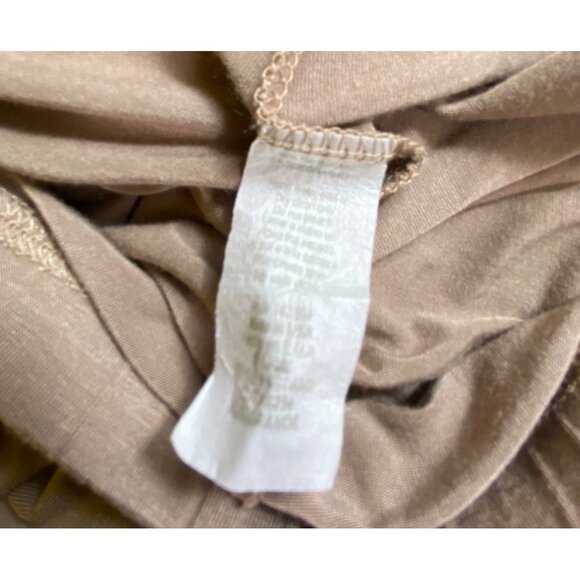 Fashion Nova Tan XL Twist Front Crop Top High Waist Flared Pants Set SEXY CASUAL - Picture 9 of 9